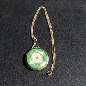 Burgana Wind up pocket watch -64